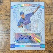 2009 Bowman Sterling Tyler Matzek Auto /199 #BSP-TM Prospect Colorado Rockies