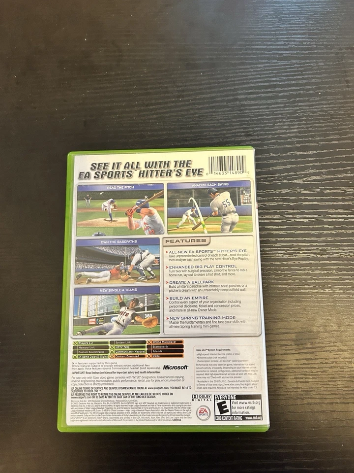 EA Sports MVP Baseball 2005 Xbox Game Complete Case and Disc - Image 4 of 4