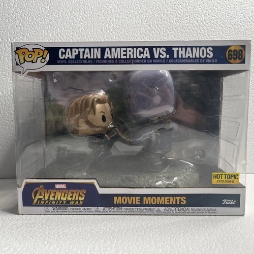 Funko Pop Marvel Captain America VS. Thanos 698 Hot Topic Exclusive Vinyl Figure