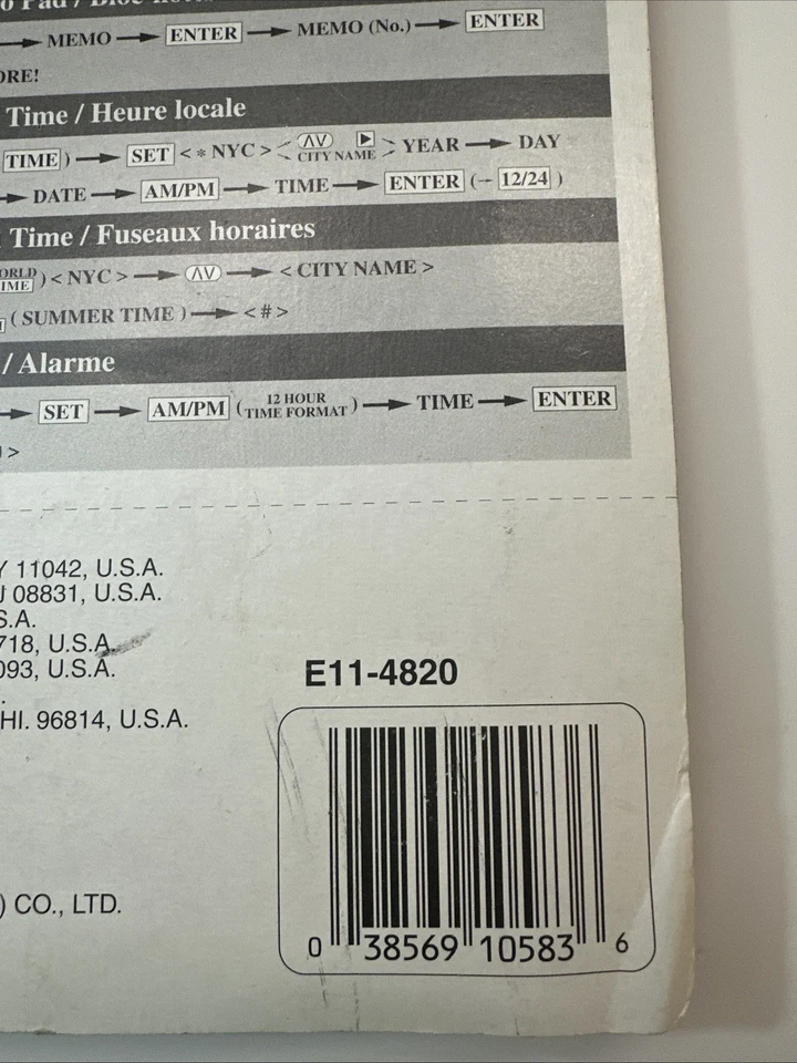 Canon DM-320 Electronic Organizer New in Package NIP New on Card E11-4820 - Image 4 of 4