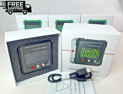 NEW Electronic Digital Dip Meter With Magnetic Base and LCD JC100, Red Bouton