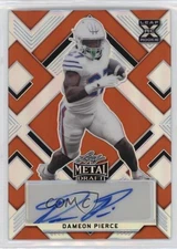 2022 Leaf Metal Draft Orange Prismatic 3/7 Dameon Pierce Rookie Auto RC 2a9