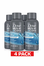 Dove Men Care Clean Comfort Body  Face Wash Travel Size 3 fl oz   4 Pack   New