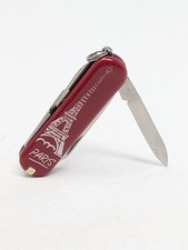 Victorinox Classic SD Swiss Army Knife - Paris Eiffel Tower Souvenir - Red 58mm
