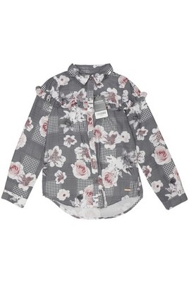 Firetrap Bluse Mädchen Oberteil Shirt Tunika Gr. 134 Grau #dlf2sp7