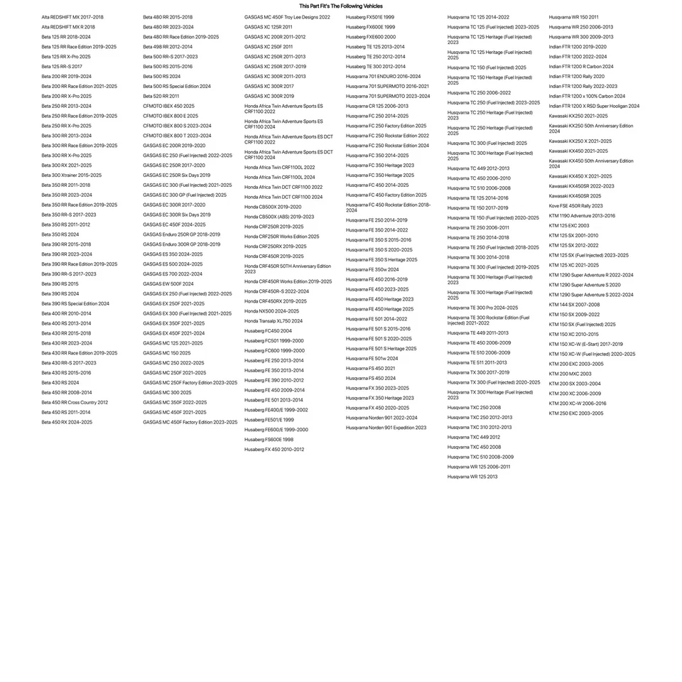 Tusk Chub 1 1/8 英寸 Big Bar KTM 弯曲黑色适用于 HUSQVARNA FE 450 Heritage 2023 — 第 3/4 张图片