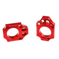 Suzuki RMZ 250 / RMZ 450 / RMX Z 450 - Ketten SpannschlöSser Scar Rot / AB301