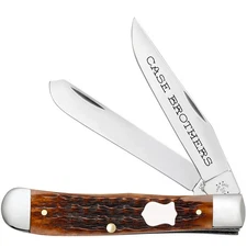 CASE XX KNIVES TRAPPER - CASE BROTHERS BROWN BONE 6254 SS (79410) POCKET KNIFE