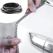 Car Door Edge Guards, 16Ft U Shape Door Edge Trim, Rubber Molding Carbon Fiber