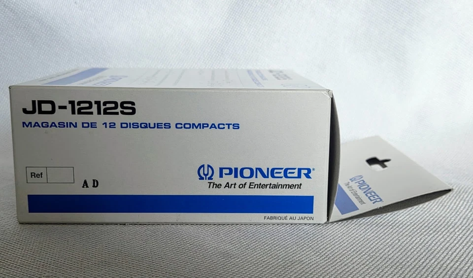 PIONEER JD-1212S 12 Disc Compact Magazine w Protective Case & Label Made in Japa - Image 4 of 4