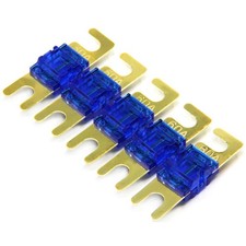 5 Pack 60A MANL Fuse, Mini ANL 60 Amp Fuse, Gold Plated, Car Audio, Marine