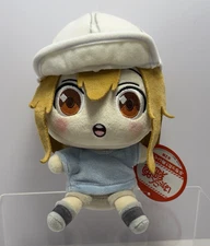 Fukuya Hataraku Saibou Cells at Work! Platelet 7" Plush Mascot W/Tag JAPAN