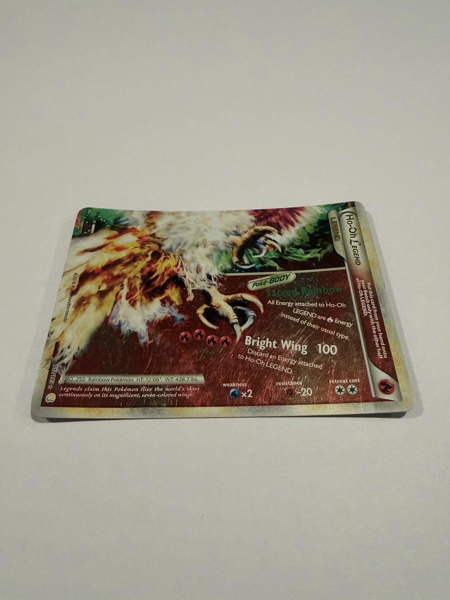 Ho-Oh LEGEND 112/123 Bottom Half Pokmon TCG HGSS Holo Rare Ho-Oh LEGEND 112/123 Bottom Half Pokmon TCG HGSS Holo Rare