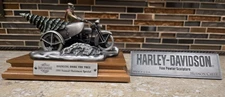 1999 Hudson Creek Harley Davidson Pewter “Bringing Home the Tree”#323/1250 NICE