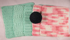 1 Dish Scrubber, 5 Handmade Dishcloth, Crocheted Washcloth, Pot Scrub, New