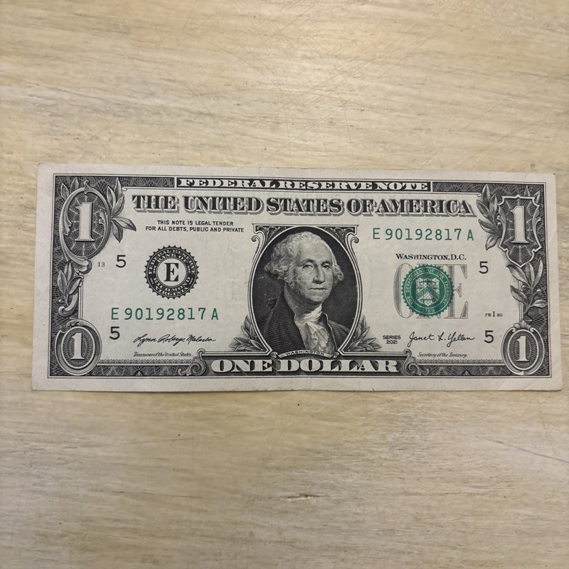 Birthday, Anniversary, Note 09/17/1928 One Dollar Fancy Serial Number 90192817 