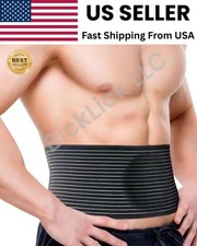 Umbilical Hernia Belt Abdominal Support Binder Adjustable Compression- men women