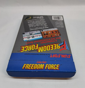 Freedom Force Nintendo Entertainment System NES  CIB Complete in Box with Poster