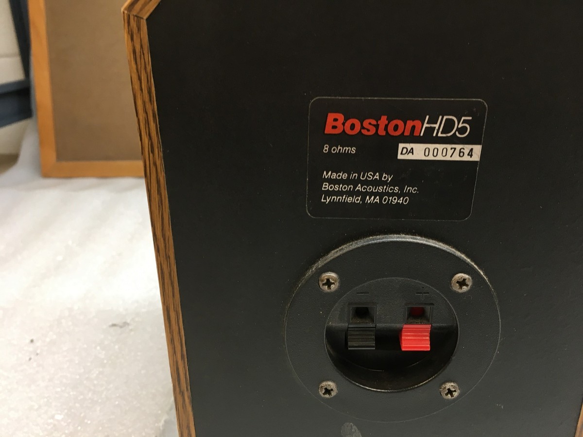 Boston HD5 スピーカー 8cm ブラック Boston Acoustics HD5 Bookshelf Speakers Pair Black 8 Ohms