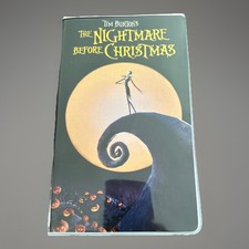 Disney “Nightmare Before Christmas Notebook”looks Like VHS Replica Cover Book