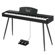 Glarry 88 Key Digital Home Piano,Full Weighted Keyboards with Furniture Stand