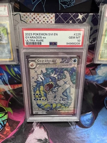 Pokemon TCG Ultra Rare Gyarados EX 225/198 Scarlet & Violet Base PSA 10