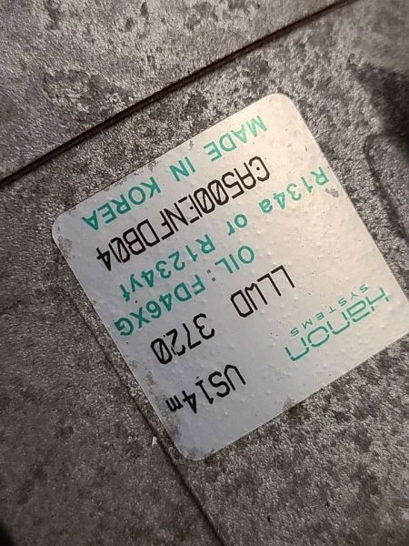 2014-2018 KIA FORTE AC Compressor Coreia Construído VIN K 1º Dígito 97701A5100        - Imagem 2 de 4