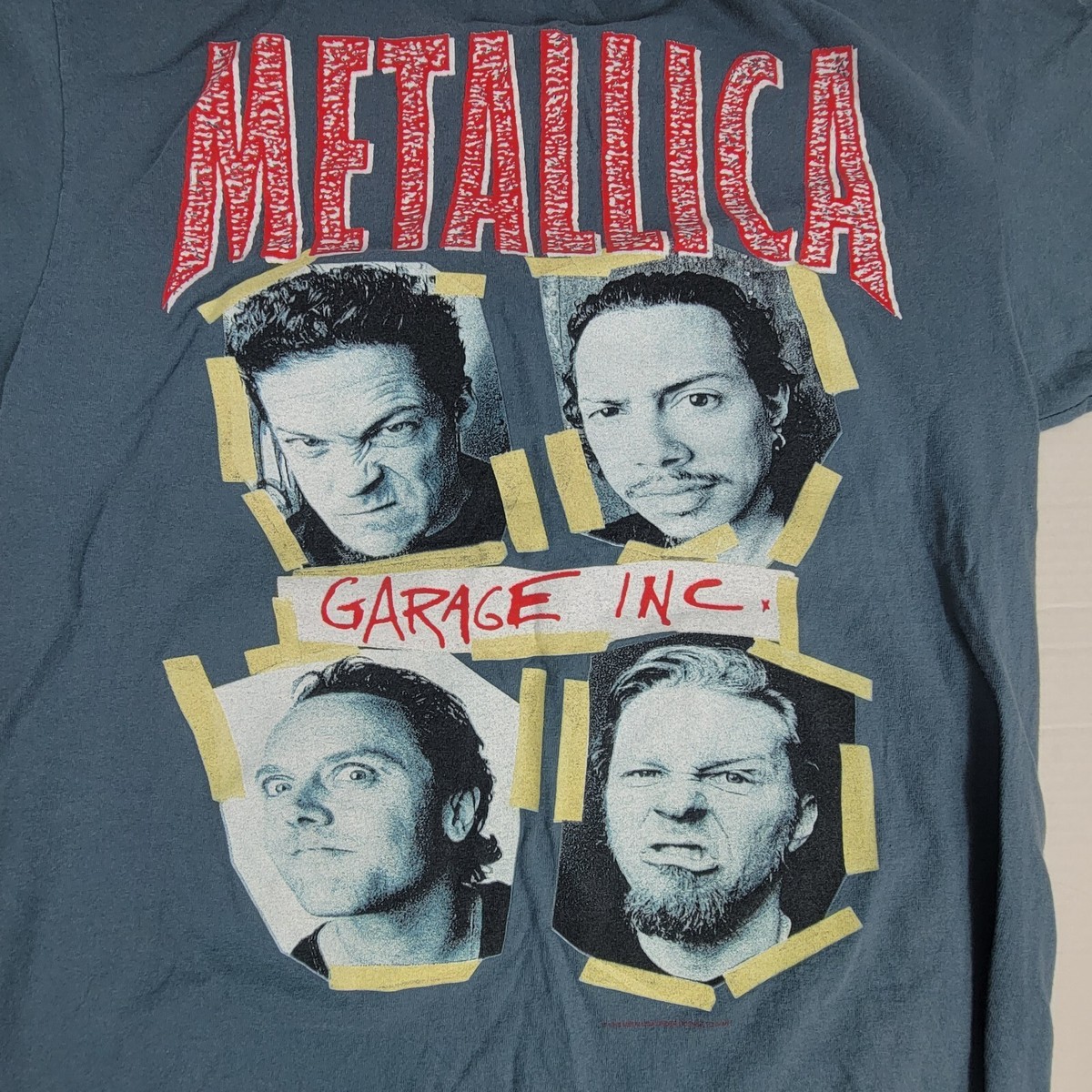 VTG 90's METALLICA GARAGE INC. 1998 GIANT T-SHIRT SIZE LARGE