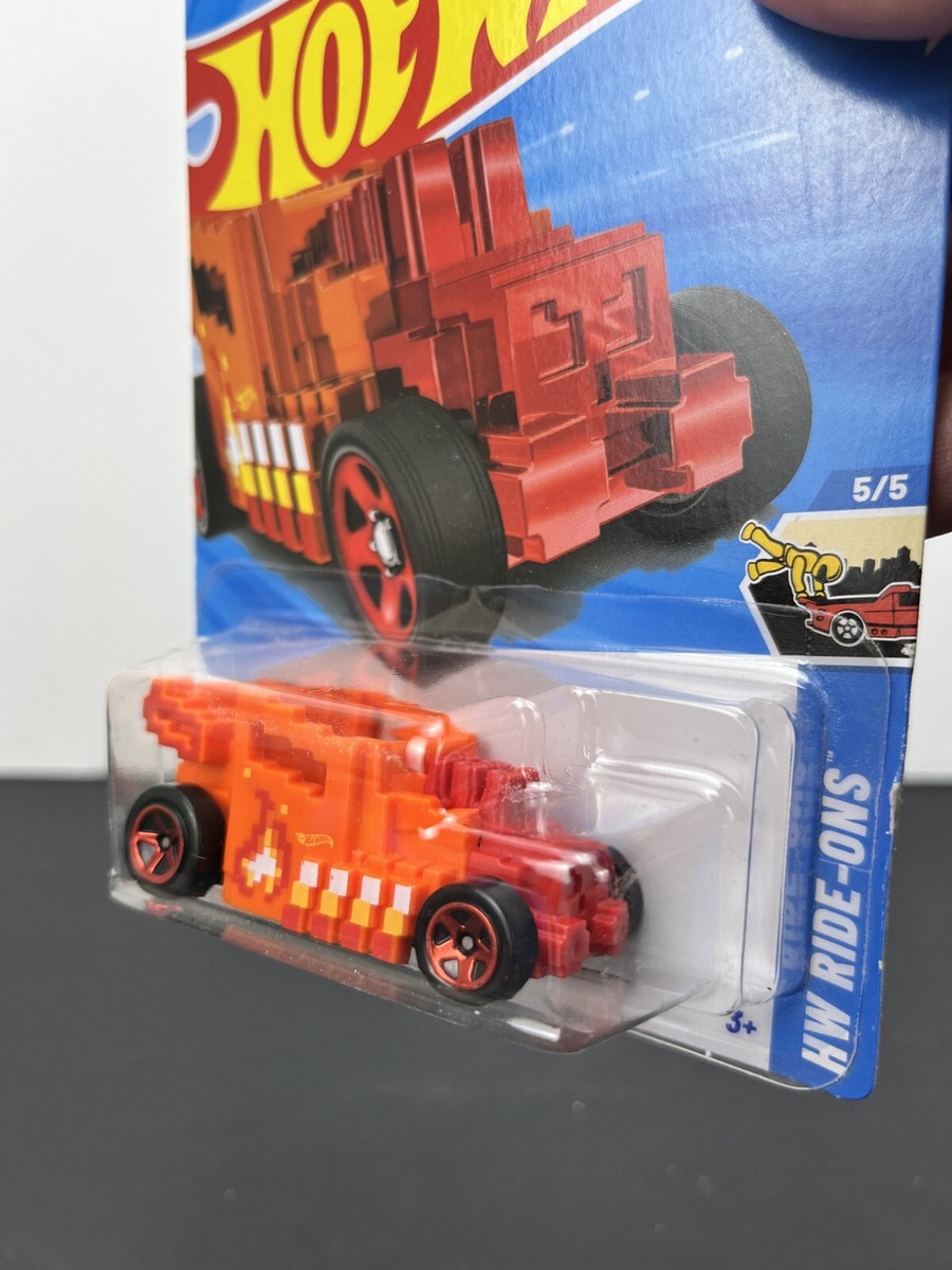 Hot Wheels 2025 Mainline F Case HW Ride-Ons Pixel Shaker Orange HW