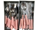 Stainless Steel Plastic Handle Standard Set Flatware Sets