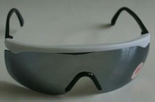 Vintage 80's semi-rimless sports blade 10 base Wrap Around Sunglasses