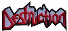 DESTRUCTION - Logo Cut-Out - 12,2 cm x 5,8 cm - Patch - 166577