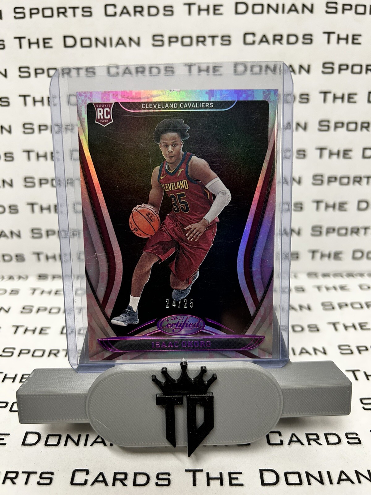 2020-21 Panini Certified /25 Isaac Okoro RC #196  Cavaliers
