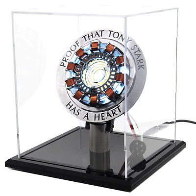 1:1 Scale MK1 Assembled Core DIY Tony Arc Reactor LED Lamp Kit With Display 