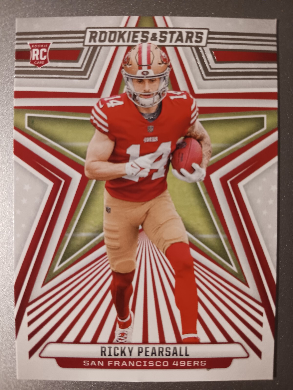 RICKY PEARSALL SAN FRANCISCO 49ERS 2024 PANINI ROOKIES & STARS FOOTBALL #184