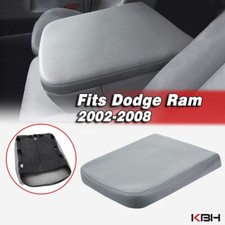 Fits 06-08 Dodge Ram 1500 Leather Center Console Lid Armrest Cover Slate Gray