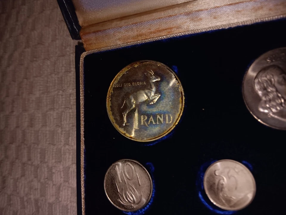 1965 South Africa 7 Coin Proof Set Rare Vintage Collectable Antique - Image 3 of 4