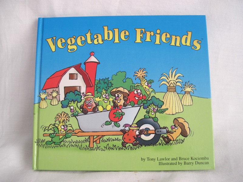 Vegetable Friends Story Book 1996 children's book by Toy Box Creations