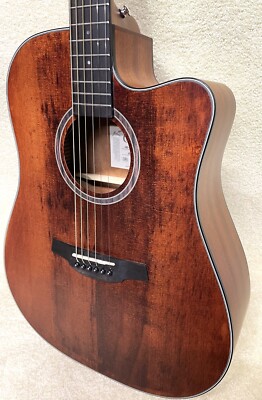 Crafter HD100-CE-BR Acoustic-Electric guitar With Cutaway New Condition KOREA
