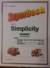 Simplicity Broadmoor Homelite Allis Lawn Garden Tractor Manual Service Parts 