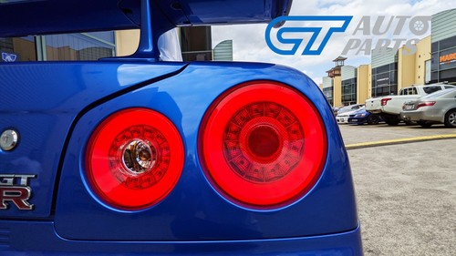78 Works Fiber Ring V2 LED Taillights for Nissan Skyline R34 GTR GTT tail lamps - Picture 12 of 23