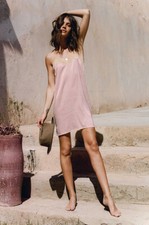 Spell & the Gypsy Collective Bridal Maple Slip Dress Pink Sz XS