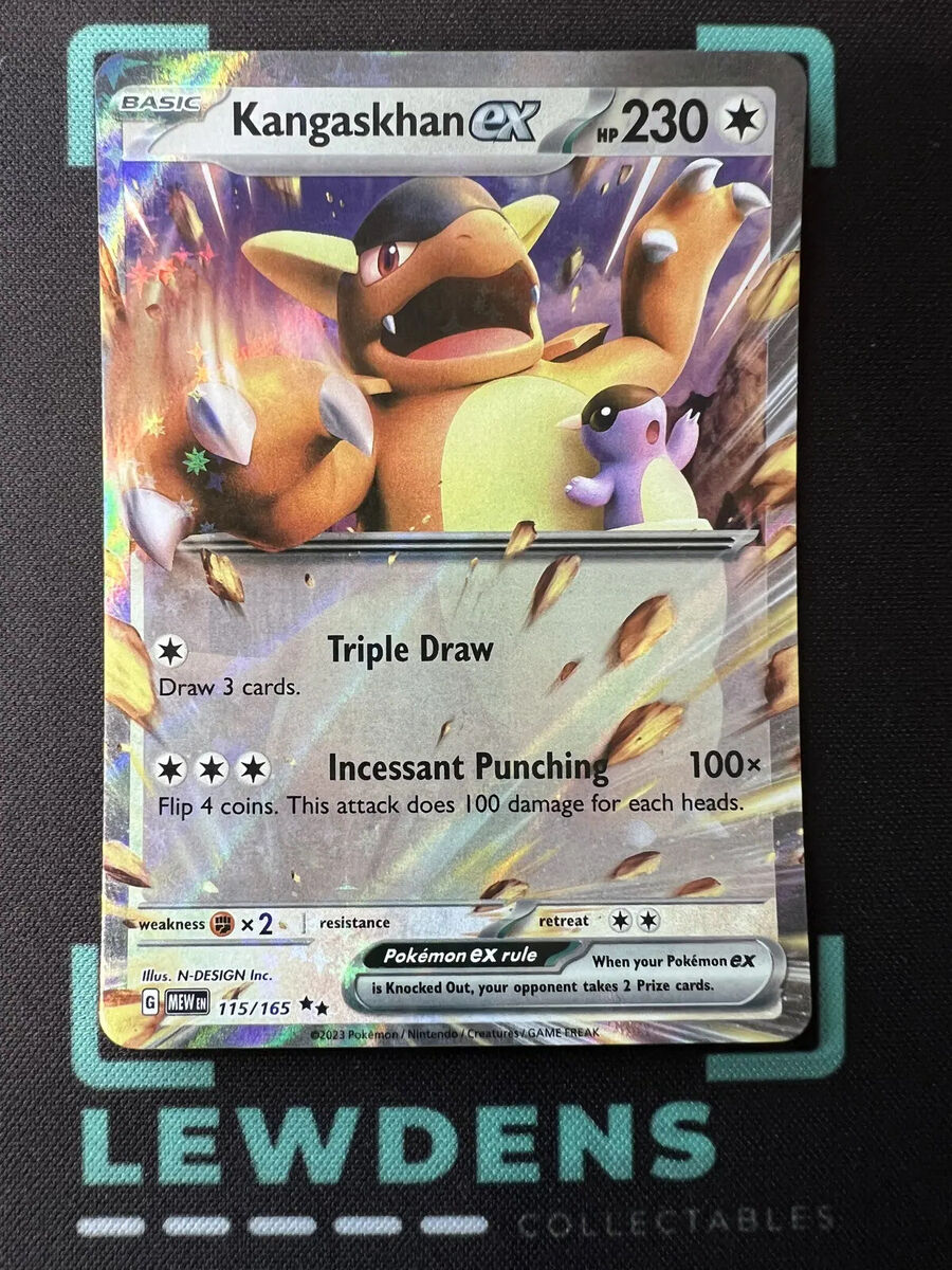 Kangaskhan ex - MEW EN - 115/165 - Double Rare