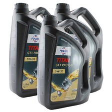 Fuchs 15 Liters Titan Gt1 Pro C-3 Sae 5w-30 Engine Oil 3 X 5l For Audi Bmw Mb Vw Fuchs 15 Liters Titan Gt1 Pro C-3 Sae 5w-30 Engine Oil 3 X 5l For Audi Bmw Mb Vw