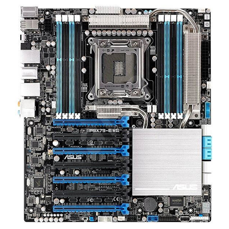 For ASUS Intel X79 Motherboard P9X79-E WS LGA 2011 DDR3 Workstation  Mainboard
