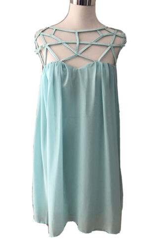 Ladies LUCY IN THE SKY MInt Strappy Dress. Size 10. GUC - Picture 1 of 7