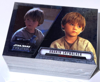 2016 Topps Star Wars Evolution komplettes Basisset mit 100 Karten