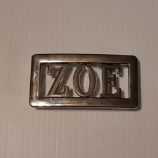 ZOE Custom Personalized Name Belt Buckle -Put your name or word on Buckle