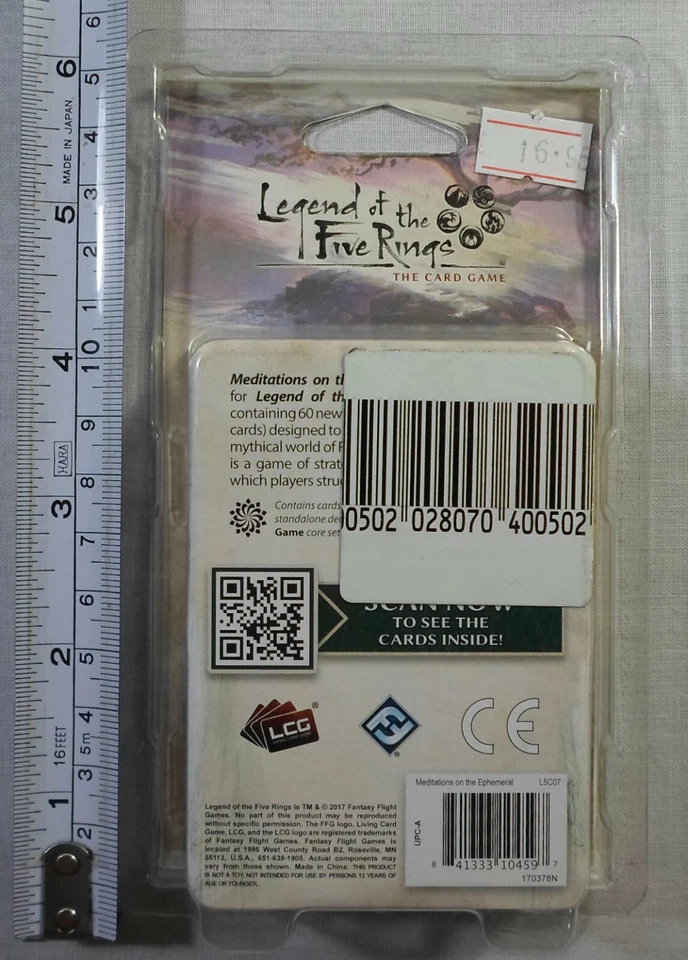 LEYENDA DE LOS CINCO ANILLOS L5R LCG MEDITACIONES SOBRE LA DINASTÍA EFÍMERA PACK MISP Foto 2 de 4