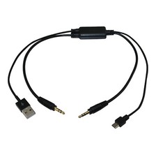 Aux Cable 3.5MM USB To Micro USB Cable 100cm Long